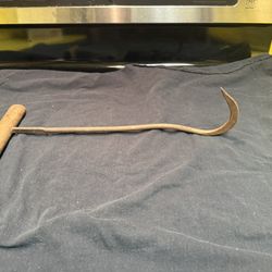 1800S Era Wooded Handled Hay Hook