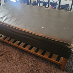 Bench With Storage, Sturdy But Needs To Be Reupholster, Take As Is $20
