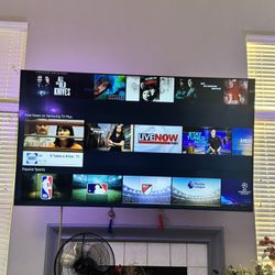 MONSTER SIZED 85 INCH SAMSUNG 4K SMART TV WITH 2 REMOTES INCLUDED 