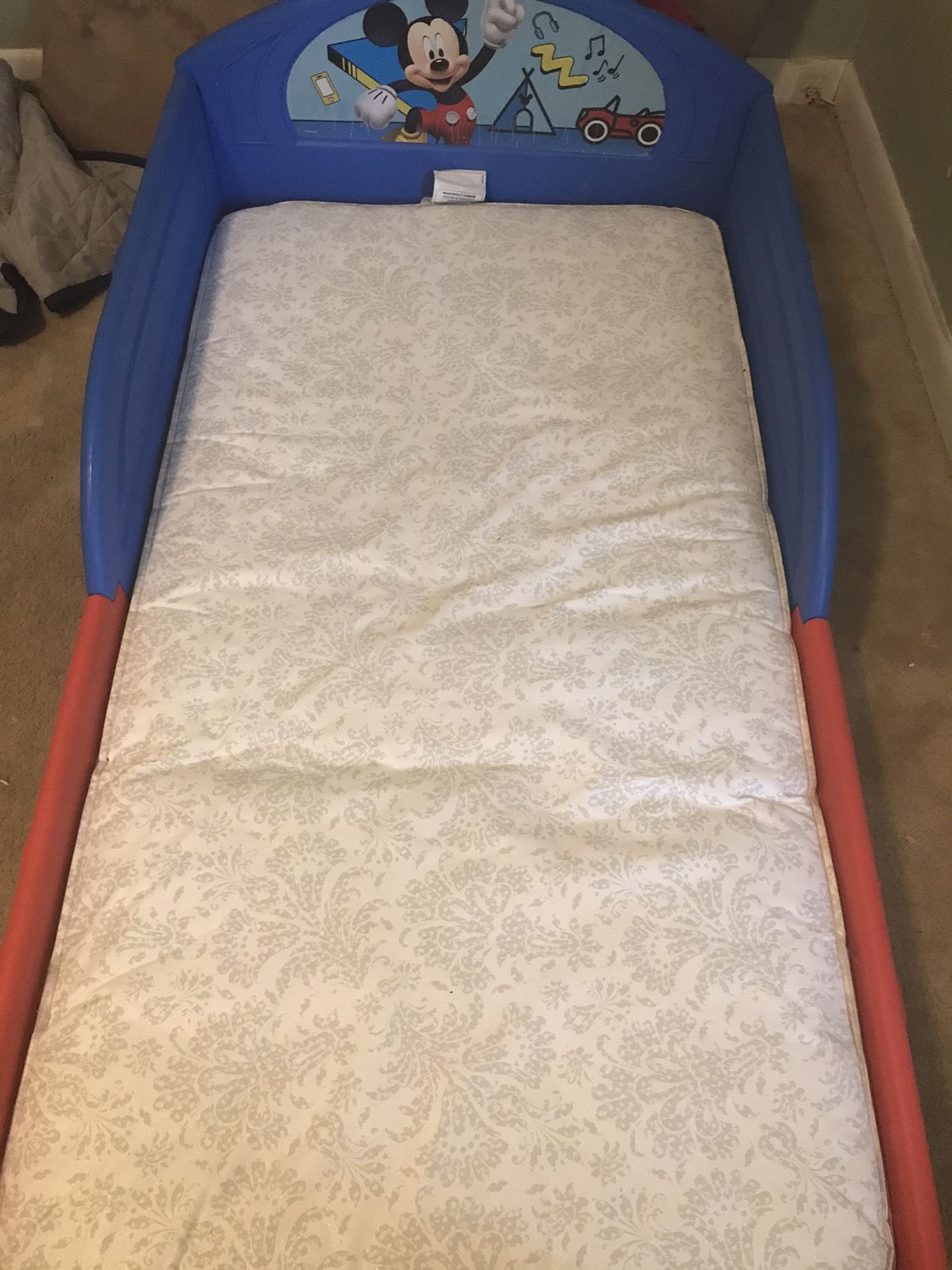 Toddler Mickey Mouse Bed