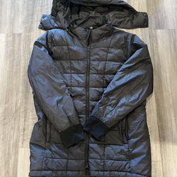 Swiss Tech Packable Puffer Jacket Mens XL Black Performance Full Zip w/ hood!!