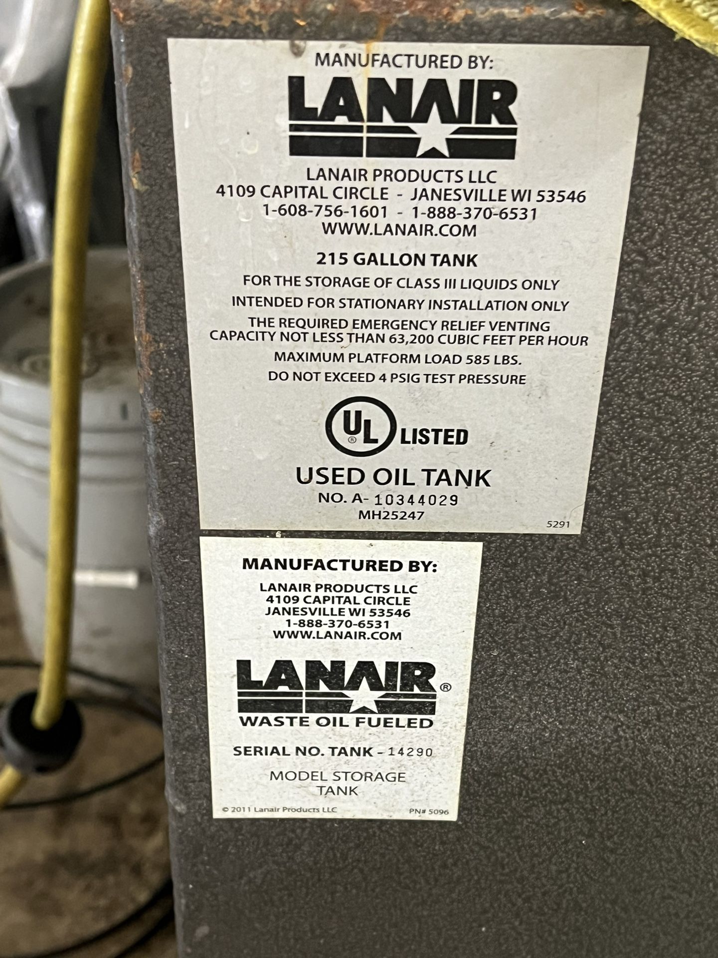Lanair MXD 200 Waste Oil Heater