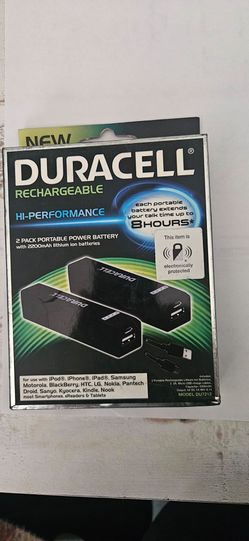 2 pack Duracell power banks