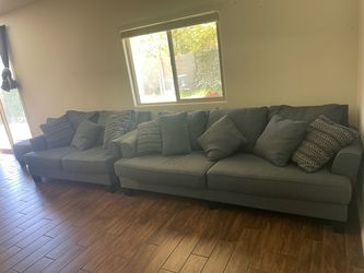 Gray Sofa, Loveseat