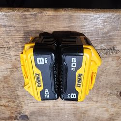 Dewalt 8.0 20v New $85 Each