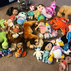 Disney Plushies LOT