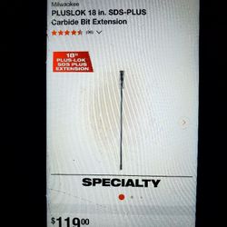 Milwaukee PLUS LOCK bit EXTENSION