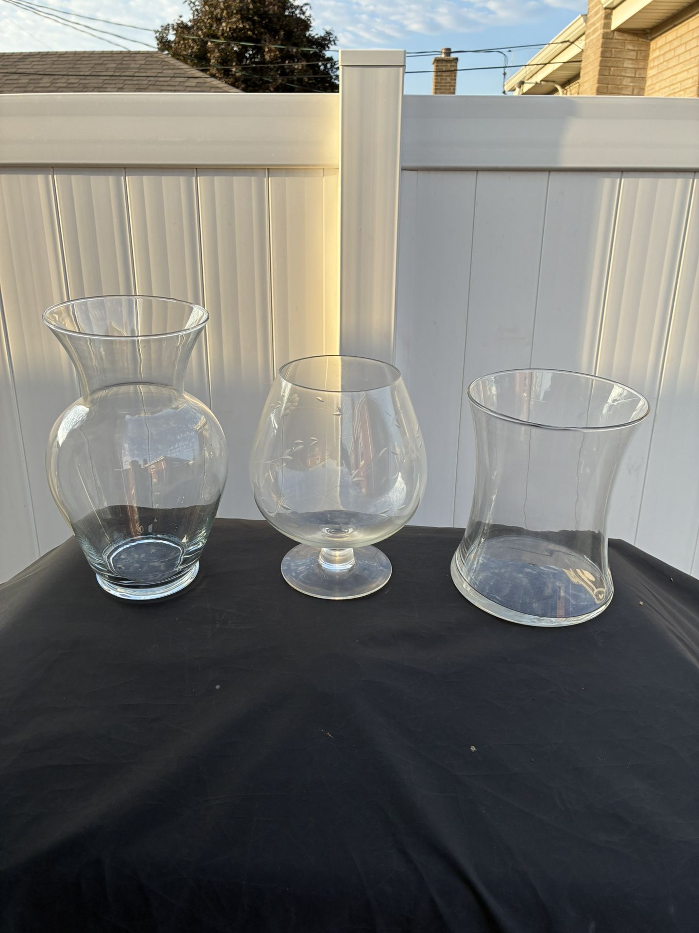 Clear Glass Vases