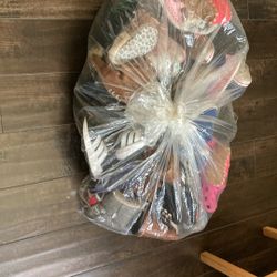 Bag Of Infant & Toddler Shoes 
