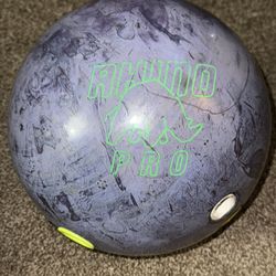 Brunswick Rhino Pro AJ05695 Bowling Ball 14 Pounds Used Pre Owned Sports BRP Use
