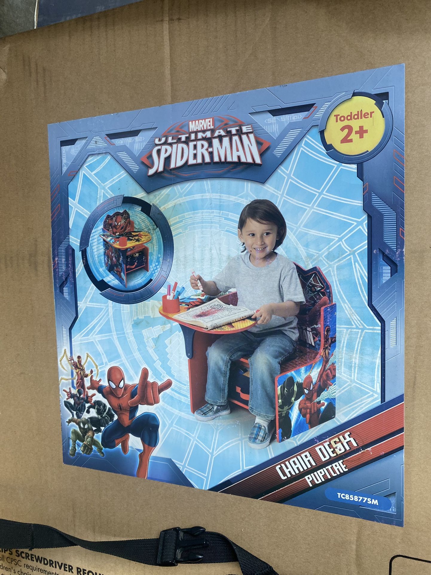 Spider-Man Kids Chair Desk