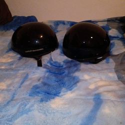 2 Half Lid Harley Davidson Motorcycle Helmets