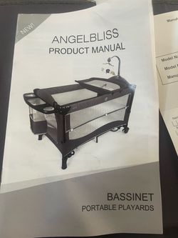 Angelbliss Bassinet Portable Playard Manual