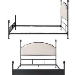 KING SIZE BED FRAME (LIKE NEW)