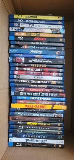 30 Blu-ray DVDs