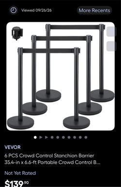 Brand new Crowd Control Stanchion