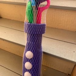 Golf Club And Caddy Set