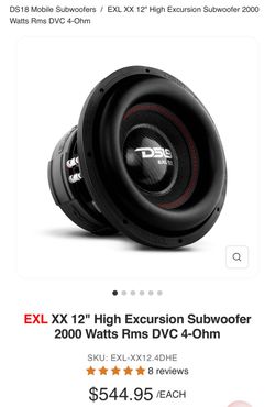 Ds18 subwoofer
