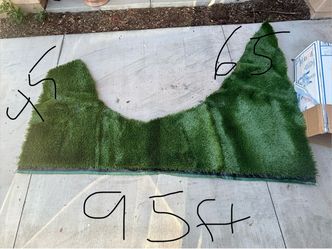 Artificial turf, remnants