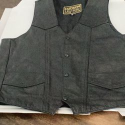 Men’s Heavy Leather Vest New