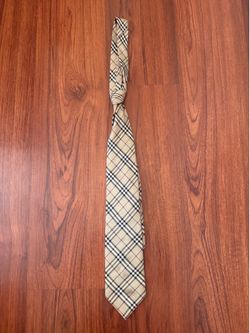 Burberry Brown Plaid Tie