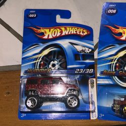3 Hot wheels In Package 