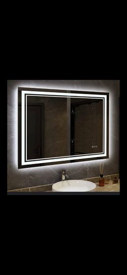Led Wall Batroom Vanity Mirror 24 × 40"