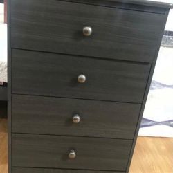Dresser 4 Drawers Compress Wood