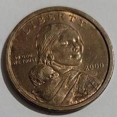 2000-D $1 coin.