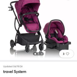 Babygirl stroller With car seat 