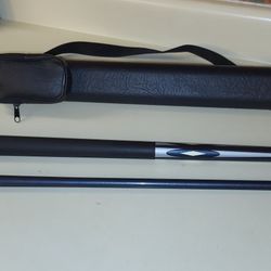 Graphite Pool Cue & Carrying Case