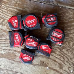 Milwaukee Tape Measurement  $70 For All 