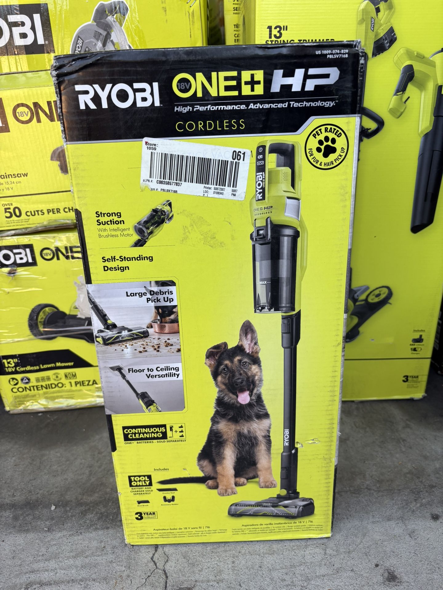 Ryobi 18v Stick Vacuum
