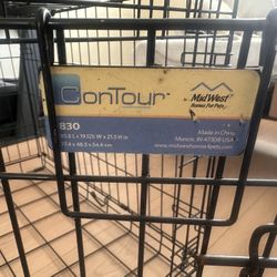 Midwest Contour Folding Dog Crate, 30.7" L X 19.09" W X 21.41" H, Temple city 