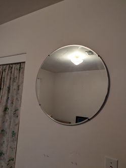 Vintage round mirror