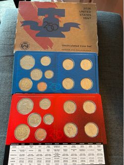 2026 P&D United States Mint Uncirculated Coin Set
