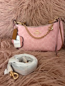 Pink coach bag
