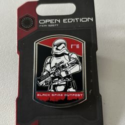 Disney Star Wars Black Spire Outpost Storm Trooper Pin