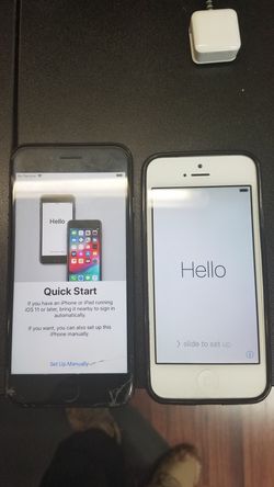 IPHONE 7 & 5 ICLOUD LOCKED