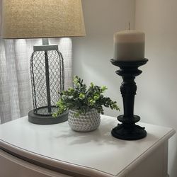 Candle Holder And Candle 