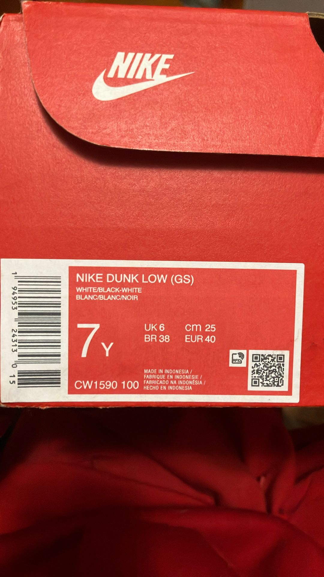 Blue And White Nike Dunks Size 7