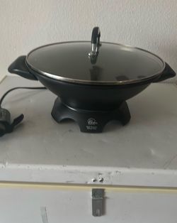 Electric stove pan