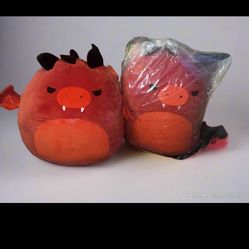 Squish Mallow Salami Red Dragon 20” Big And New!