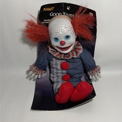Good Times Creepy Scary Clown Talking Doll