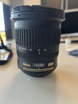 Nikon AF-S Nikkor 10-24mm f/3.5-4.5 G DX ED IF Lens - plus Filter & Hood