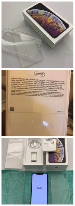 Factory UnlockediPhone XS Max 512GB Silver