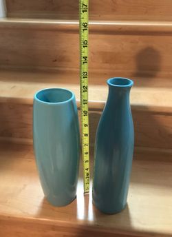 Teal Vases