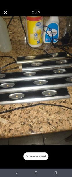 Under Cabinet LED Lights 3 small 2 big all included.