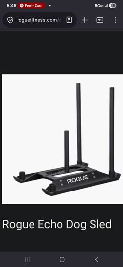 Rogue Echo Dog Sled Weight Sled with Plastic Skis