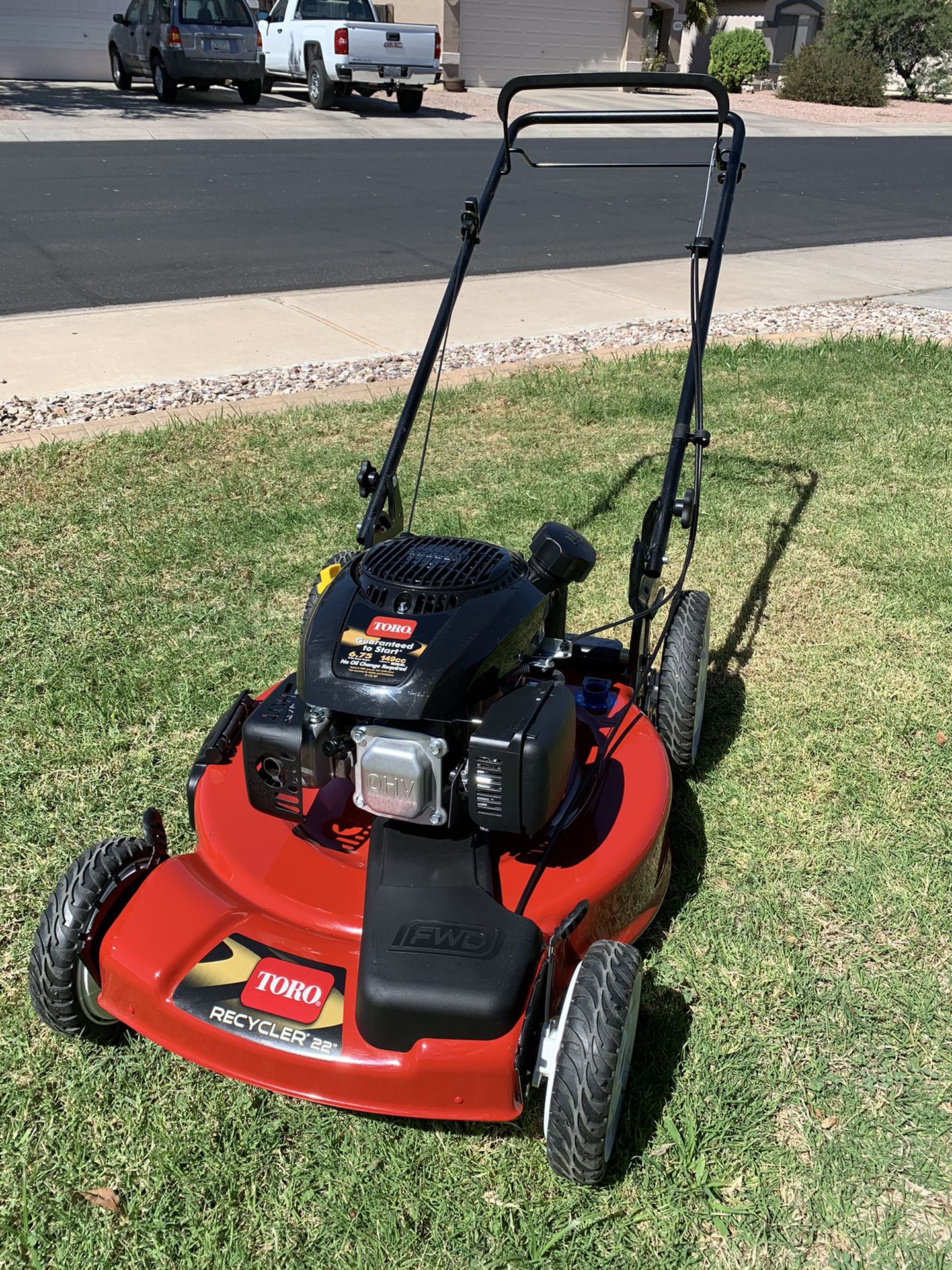 Toro high wheel self propelled lawn mower